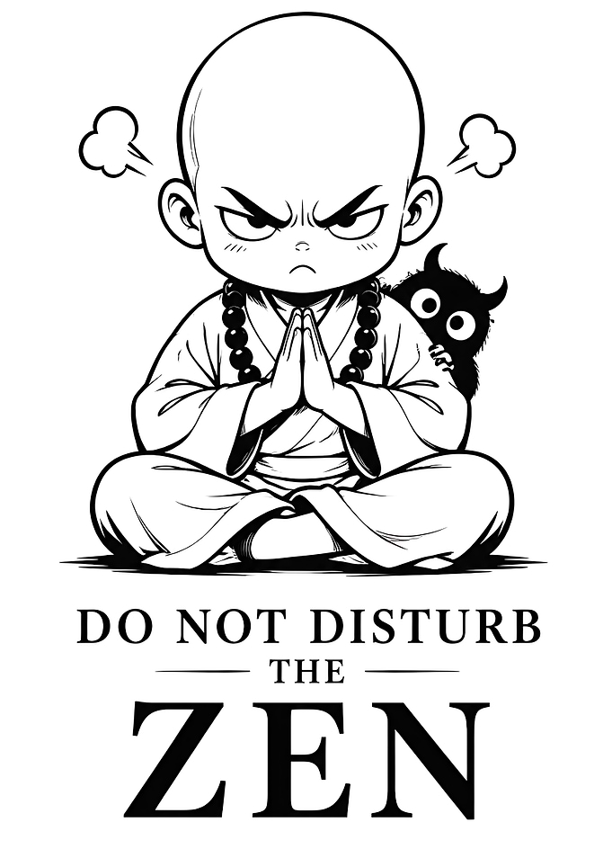 Do Not Disturb The Zen Monk