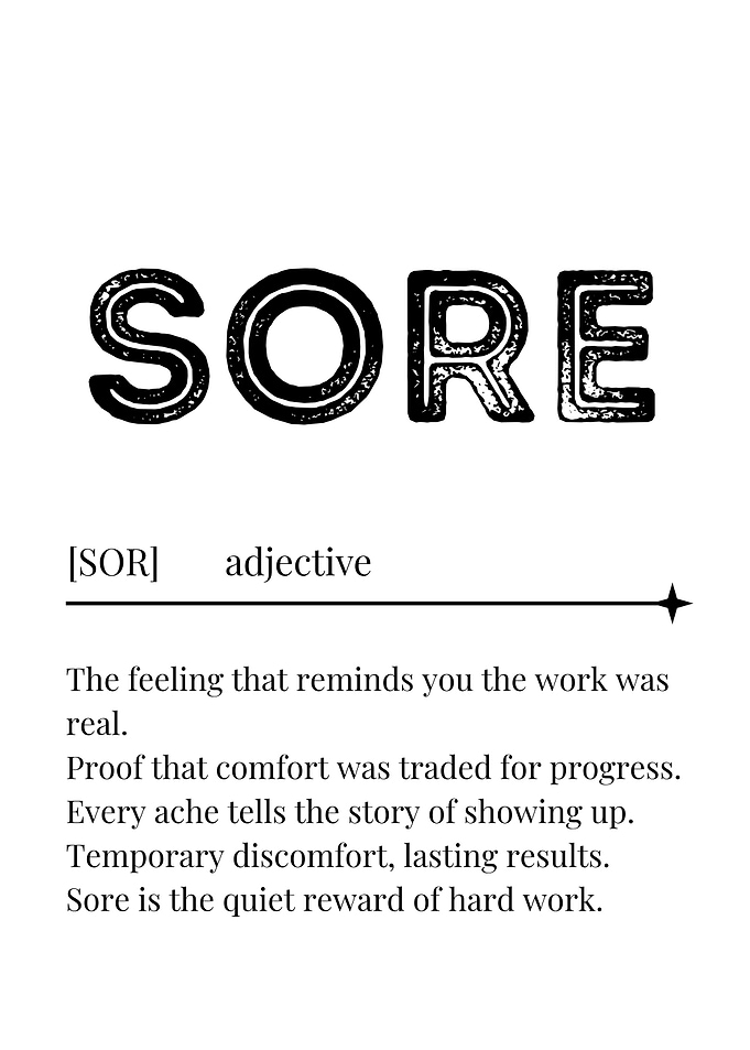 Definition of Sore
