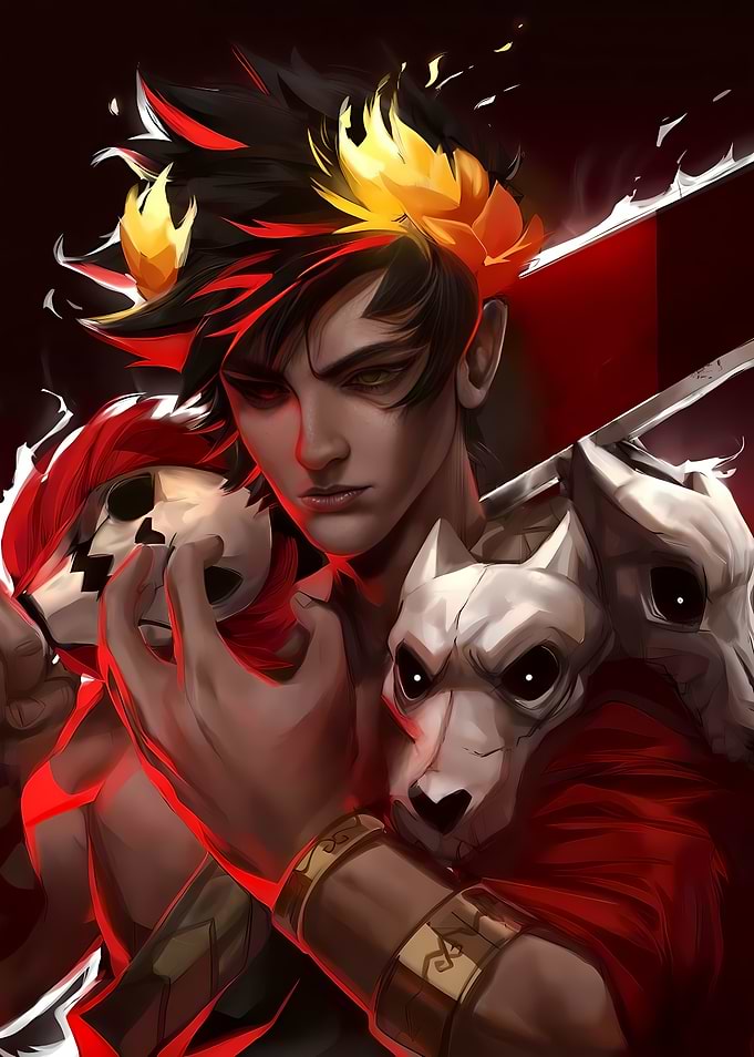 Zagreus from Hades Digital Art