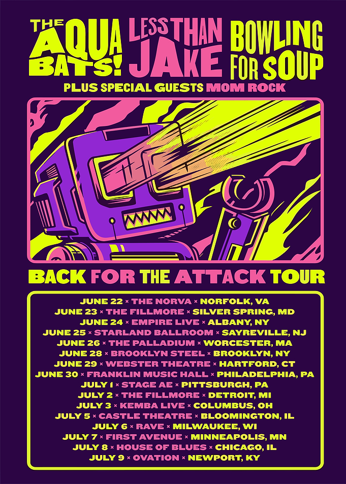 Back for the Attack Tour Poster