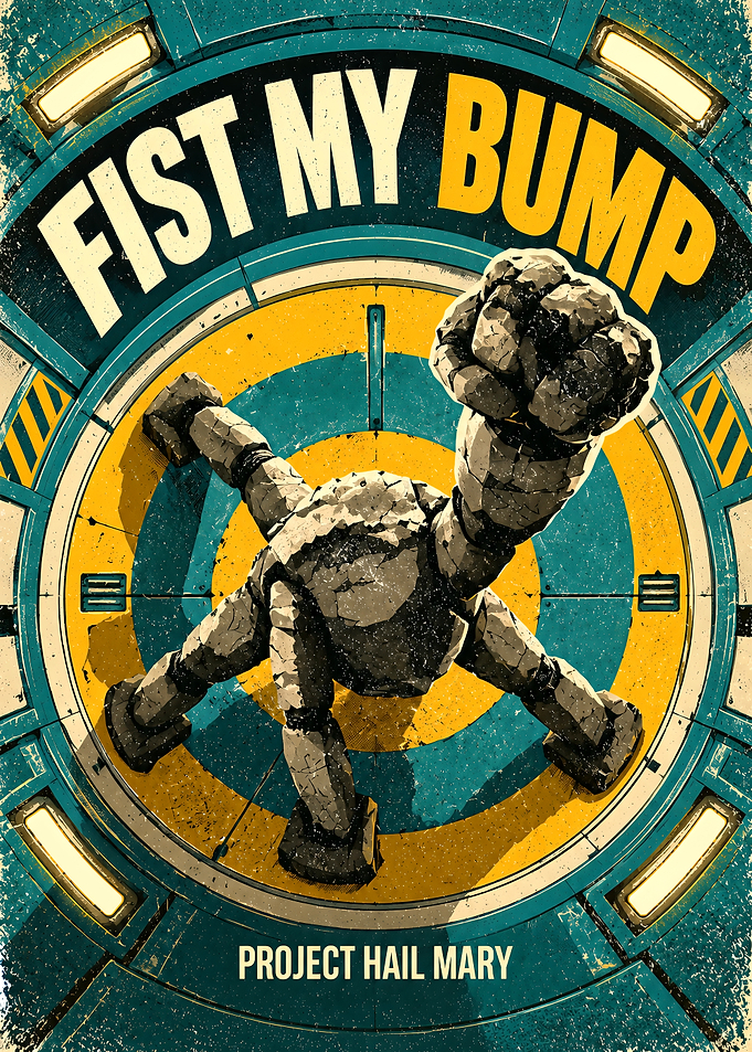 Project Hail Mary Rocky Fist Bump