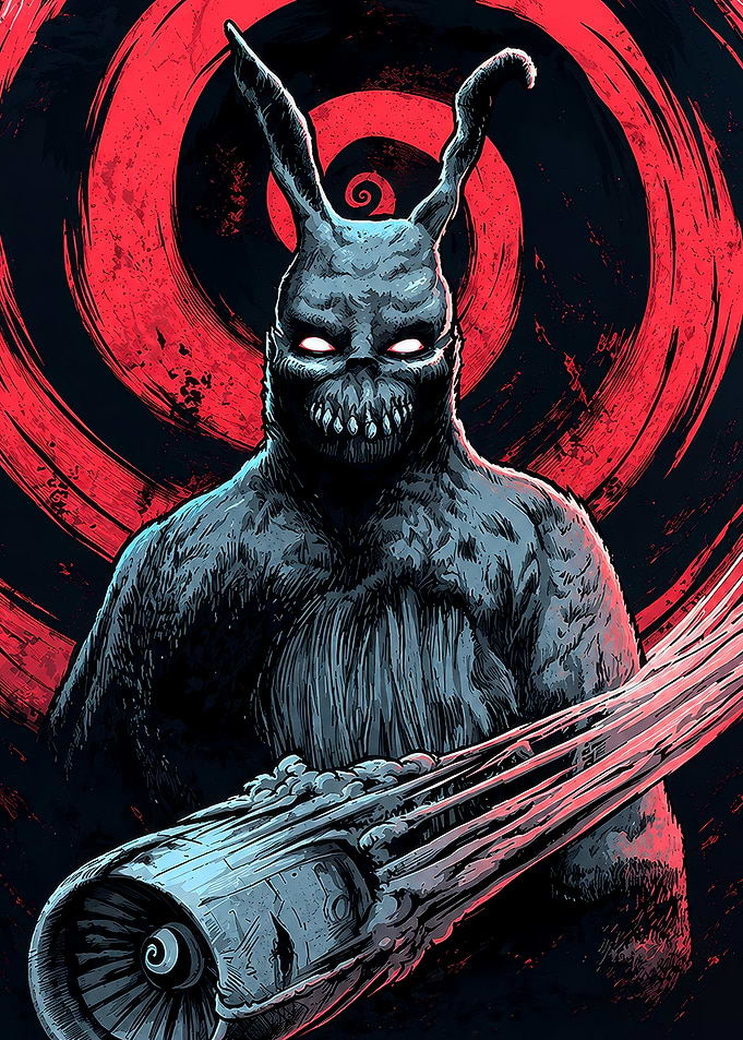 Frank the Rabbit Donnie Darko Poster