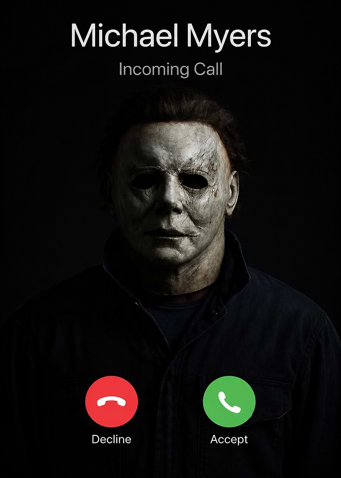 Michael Myers Incoming Call Screen