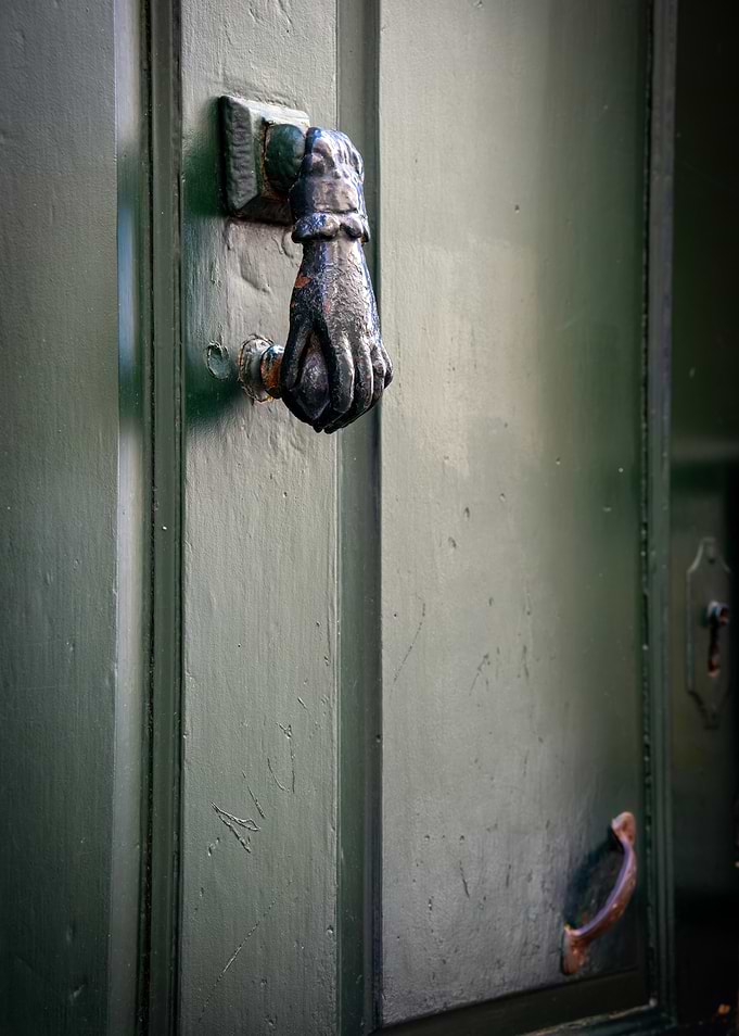 Vintage Hand-Shaped Door Knocker