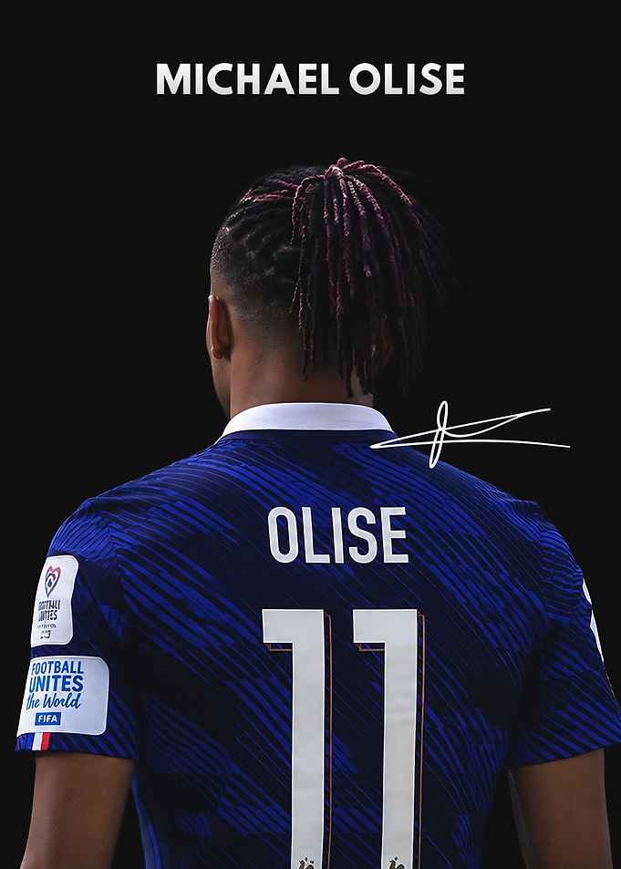 Michael Olise Football Poster