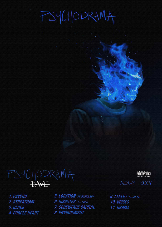 Dave Psychodrama Album Cover Art