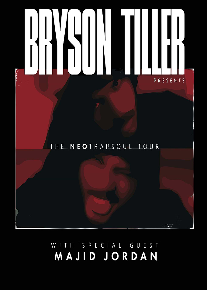 Bryson Tiller NeoTrapsoul Tour Poster