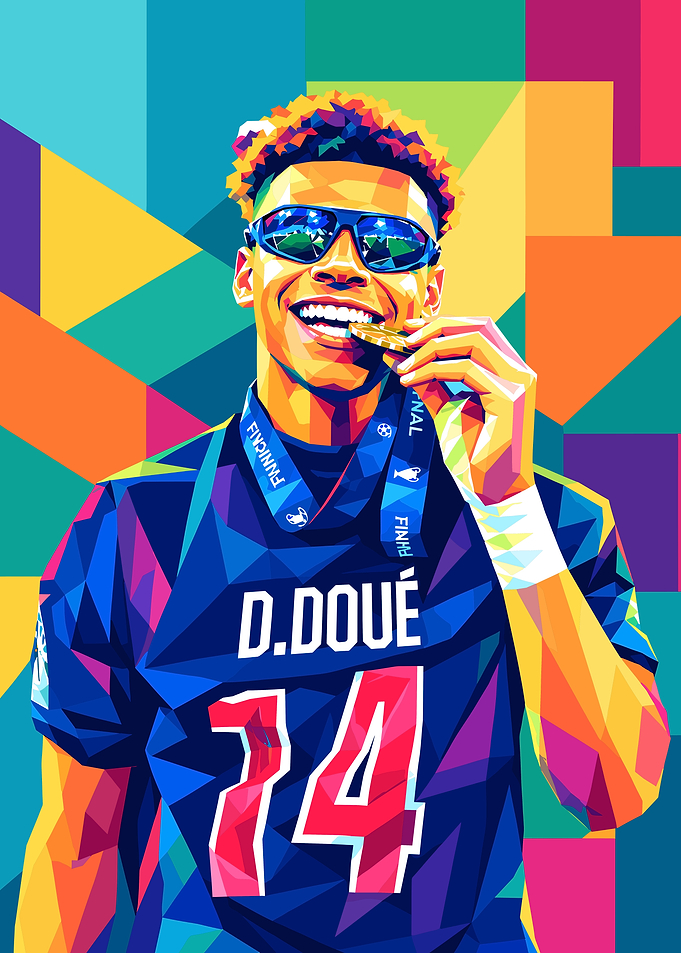 Désiré Doué Pop Art Portrait