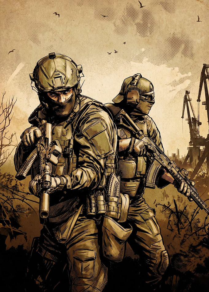 Military Tactical Soldiers Poster