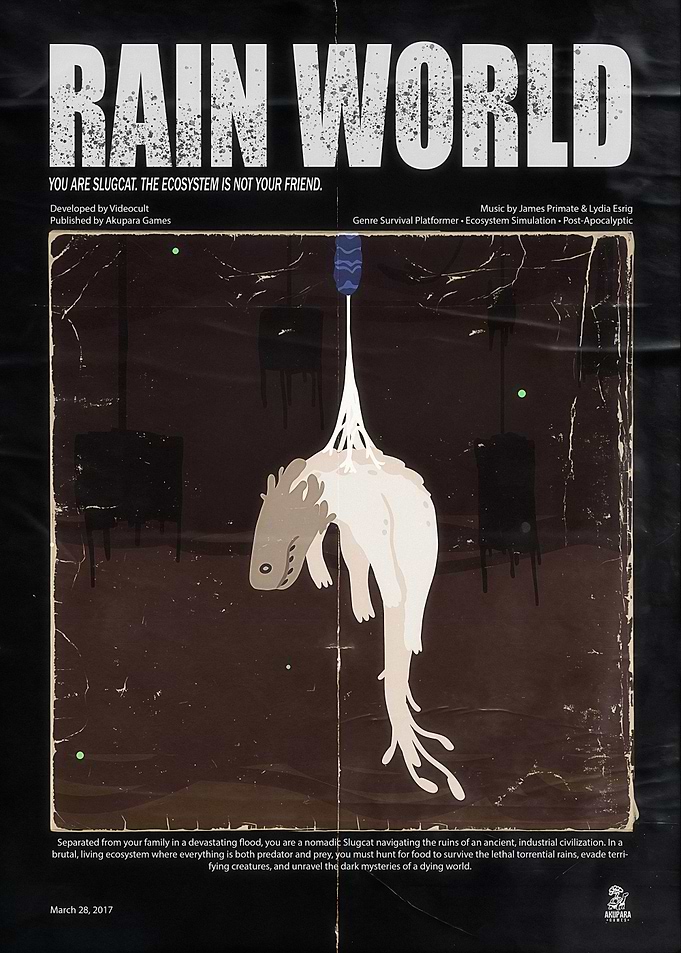 Rain World Video Game Poster