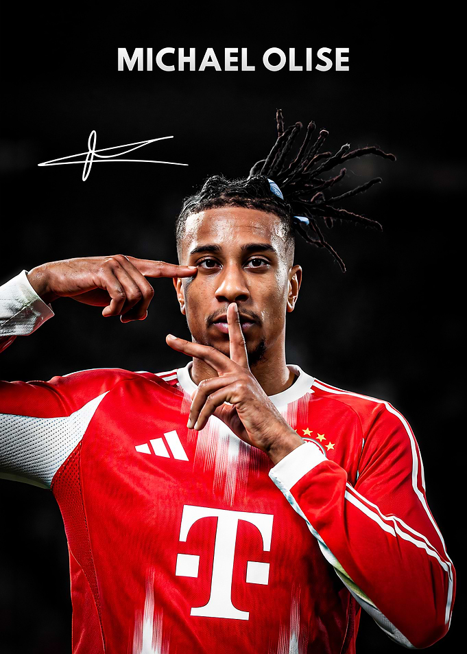 Michael Olise Bayern Munich Portrait