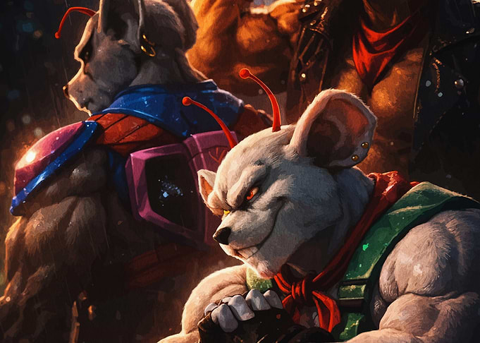 Biker Mice from Mars Fan Art