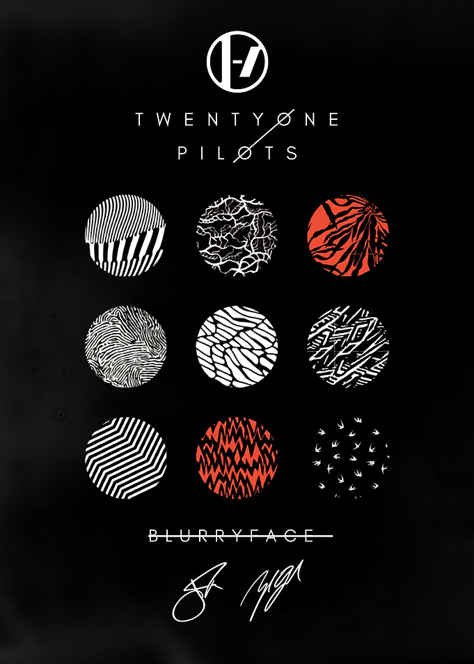 Twenty One Pilots Blurryface Album Poster