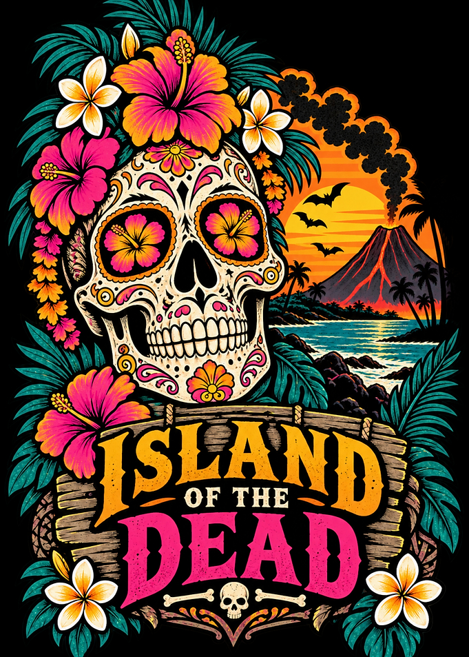 Island of the Dead Tropical Skull