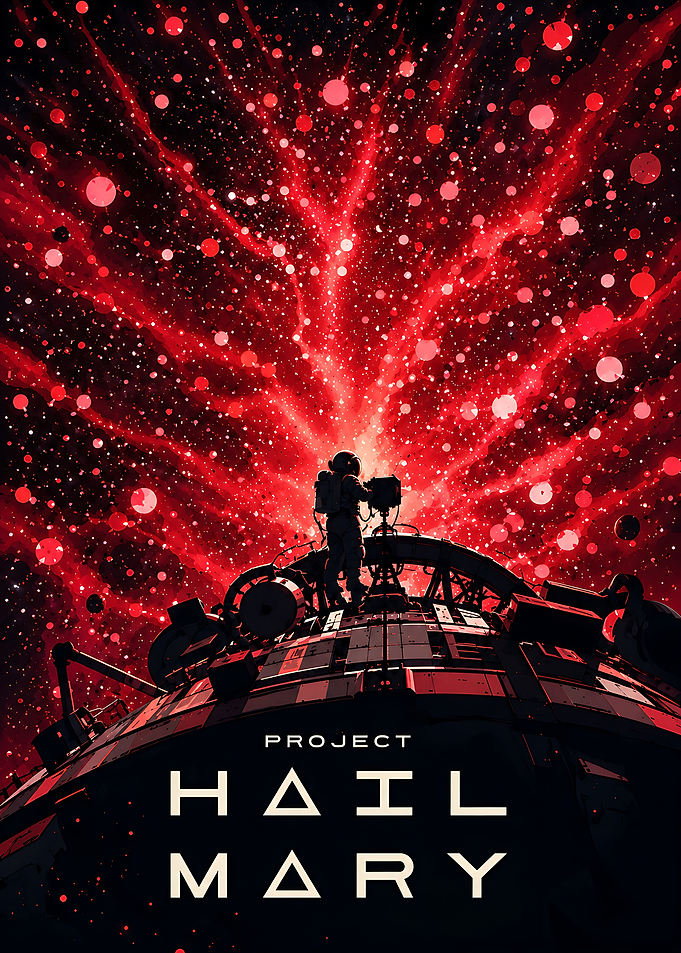 Project Hail Mary Space Poster