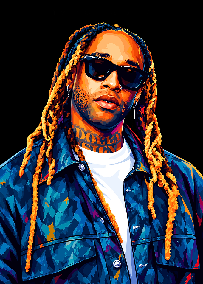 Ty Dolla Sign Pop Art Portrait