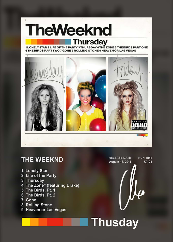 The Weeknd Thursday Album Poster