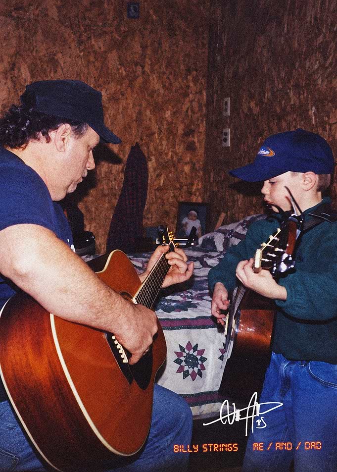 Billy Strings Playing Guitar With Dad