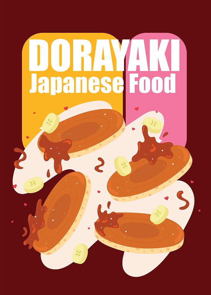 Dorayaki Japanese Food Poster