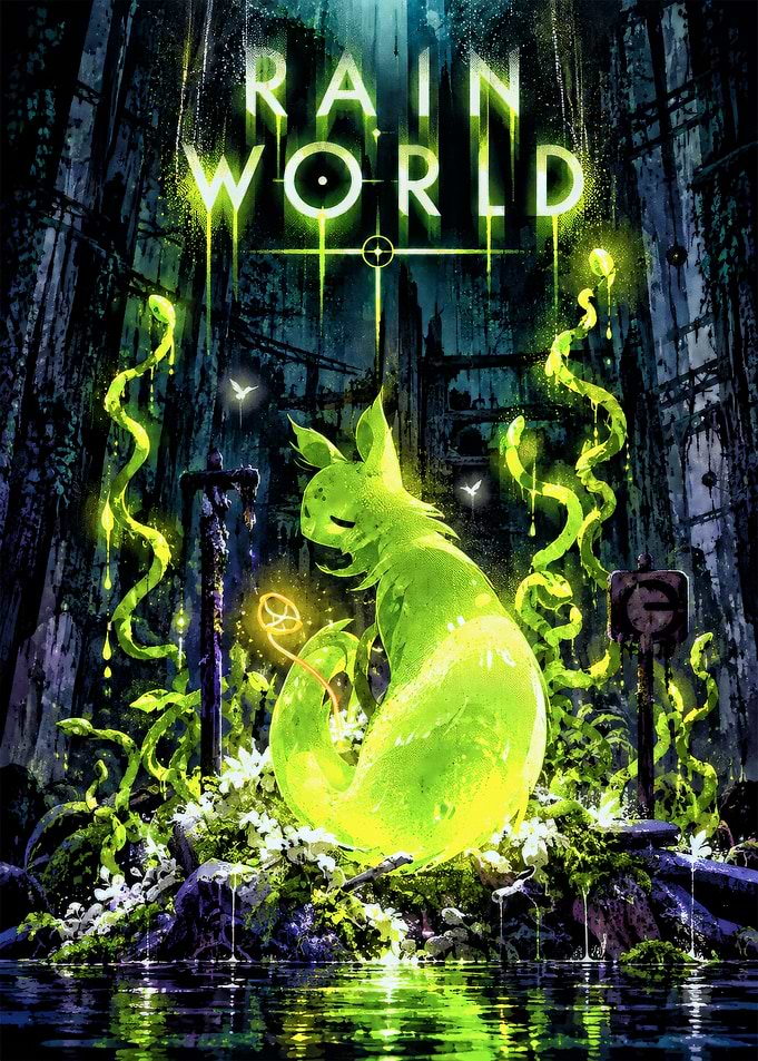 Rain World Slugcat Poster