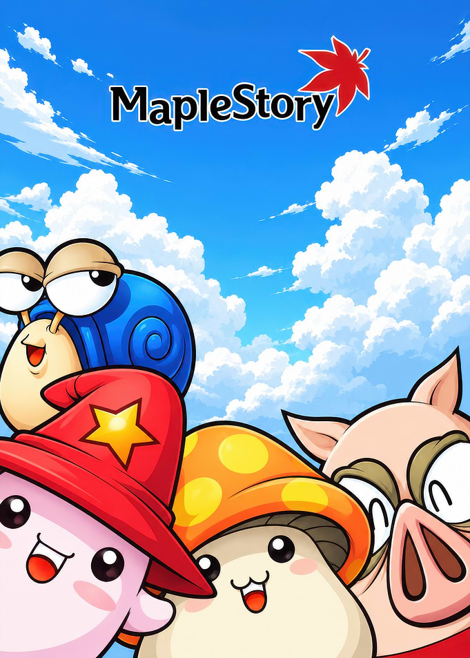 MapleStory Game Characters Illustration