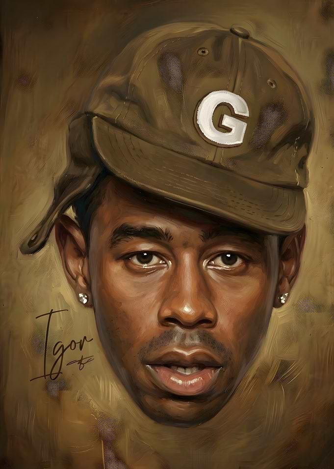 Tyler, the Creator Portrait Painting