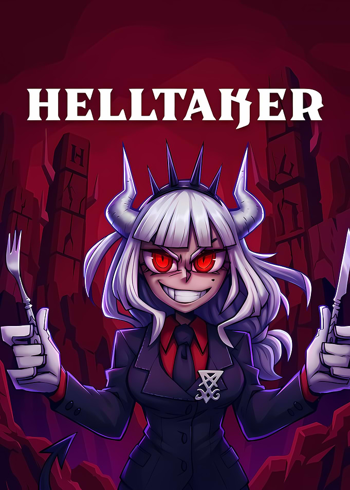 Helltaker Lucifer Character Poster