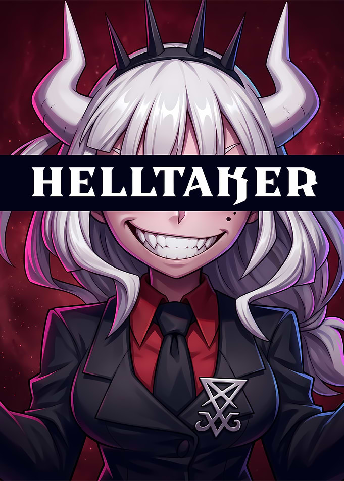 Helltaker Lucifer Character Portrait