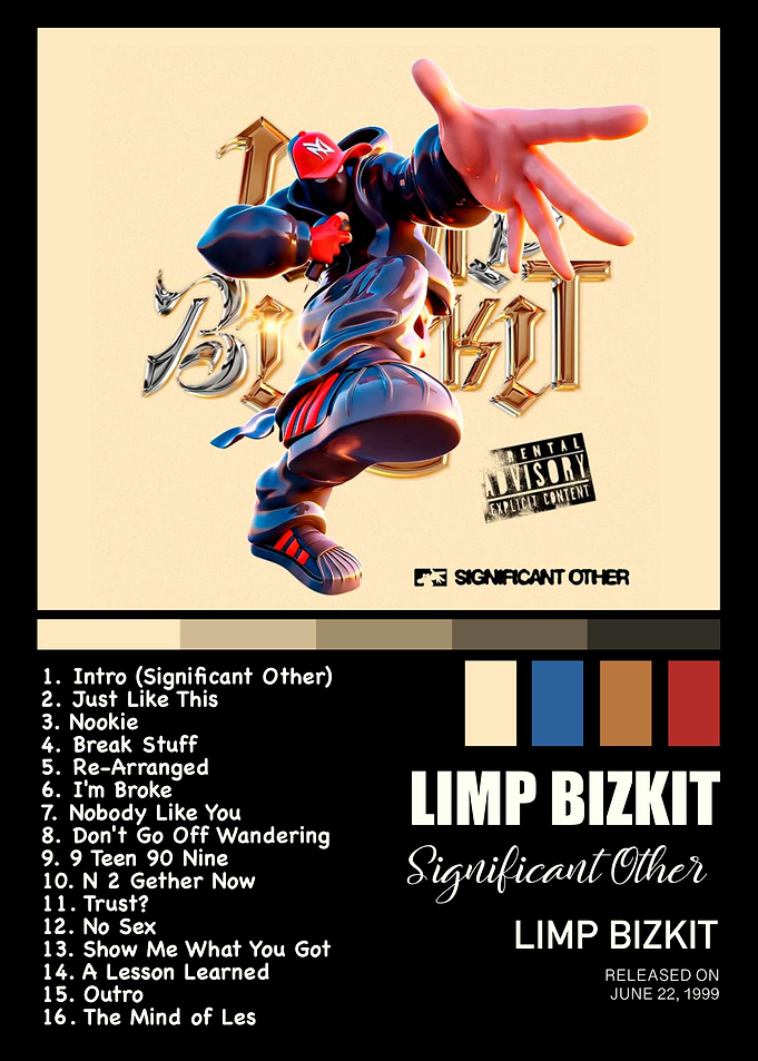 Limp Bizkit Significant Other Album Poster