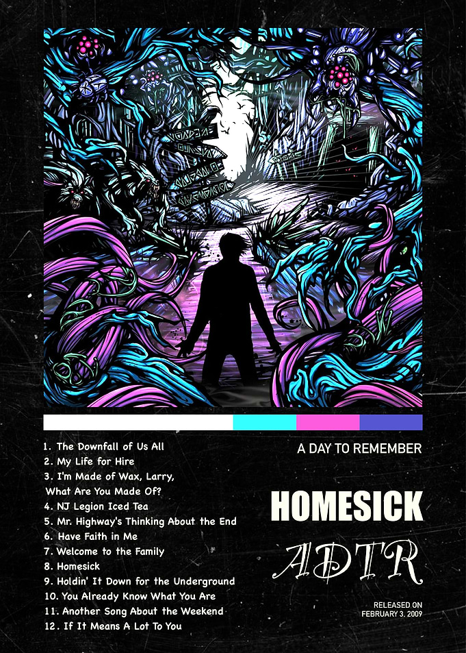 A Day To Remember Homesick Album Art