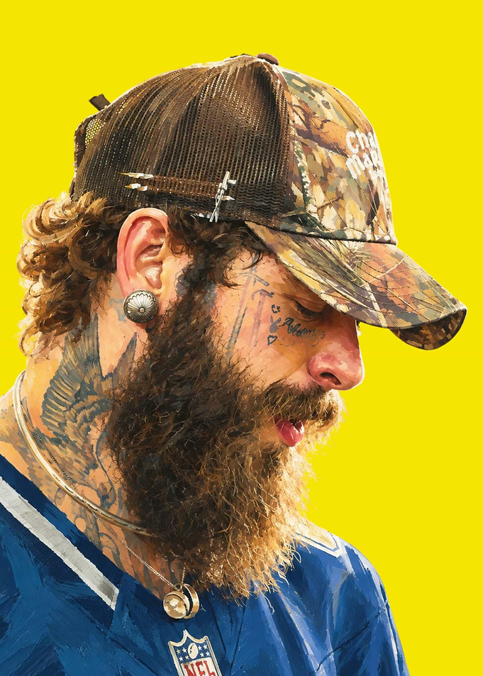 Portrait of Post Malone