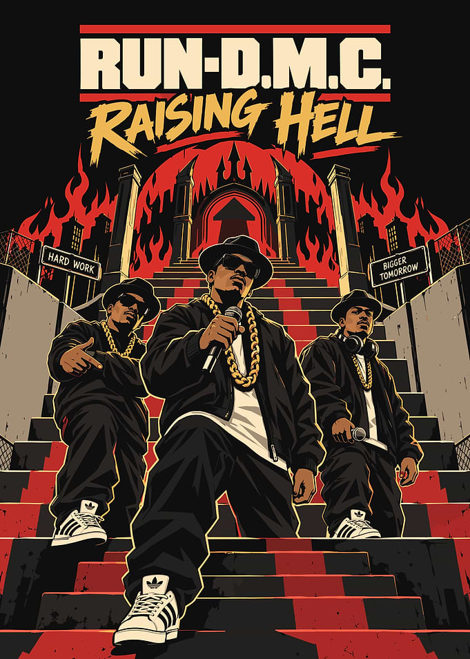 Run-D.M.C. Raising Hell Poster