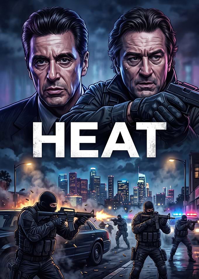 Heat Movie Poster Art