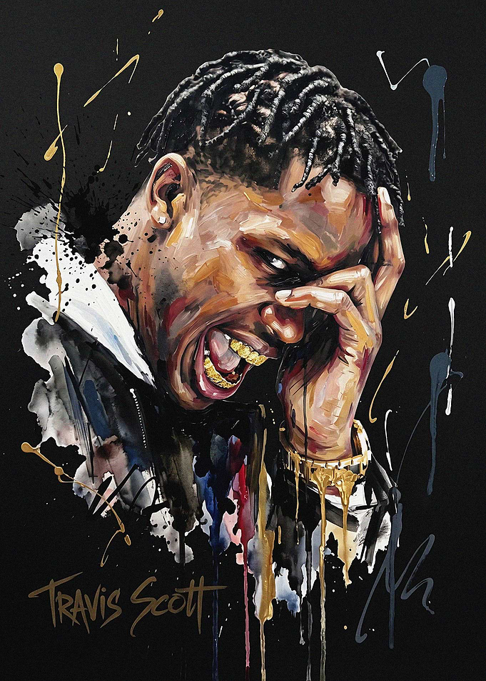 Travis Scott Portrait