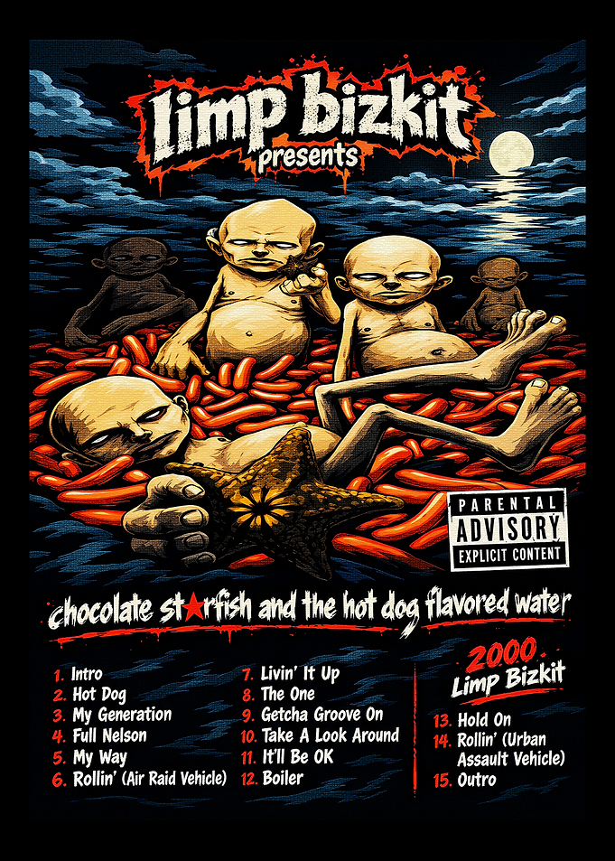 Limp Bizkit Chocolate Starfish Album Art
