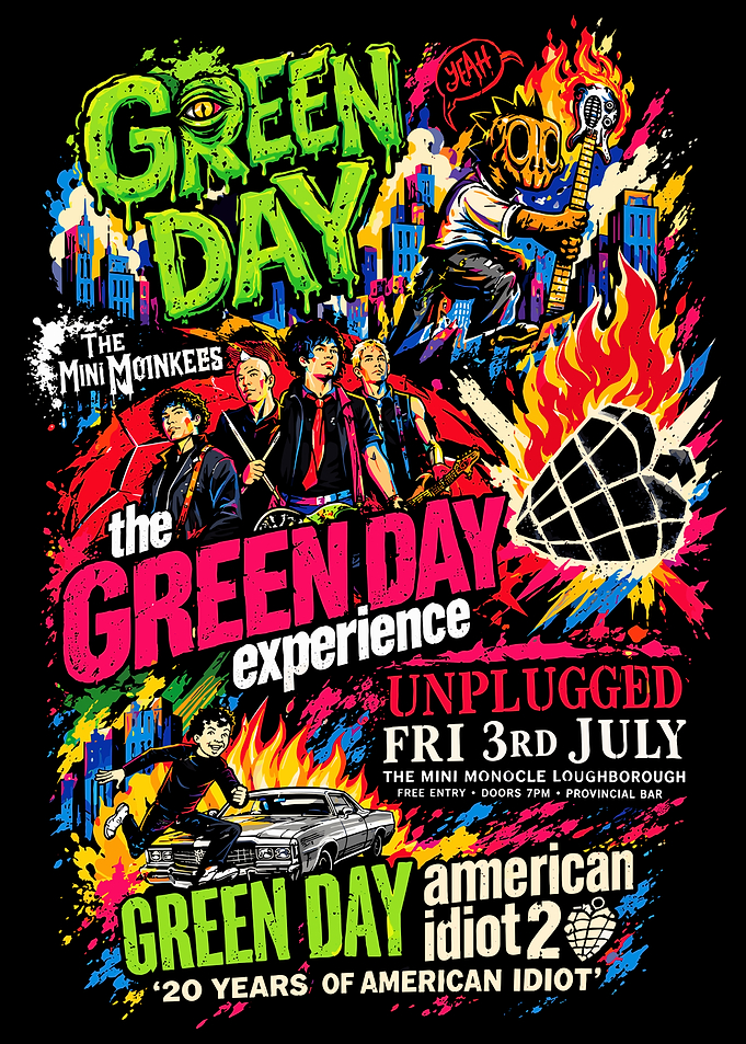 Green Day Tribute Concert Poster