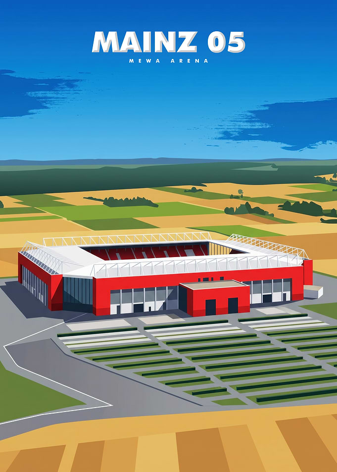Mainz 05 Mewa Arena Poster