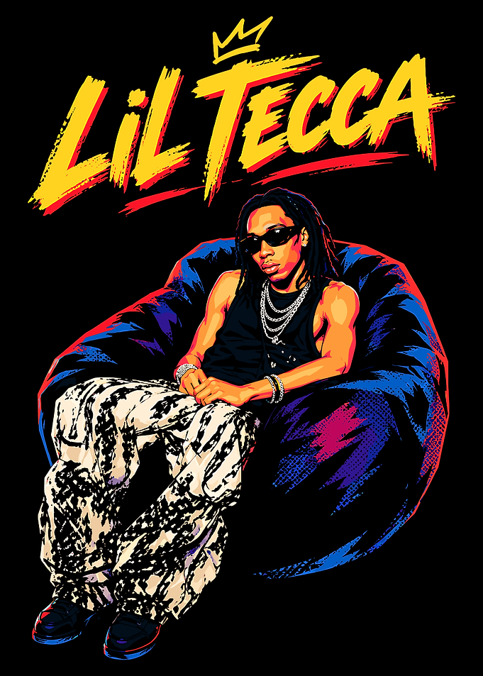 Lil Tecca Pop Art Portrait