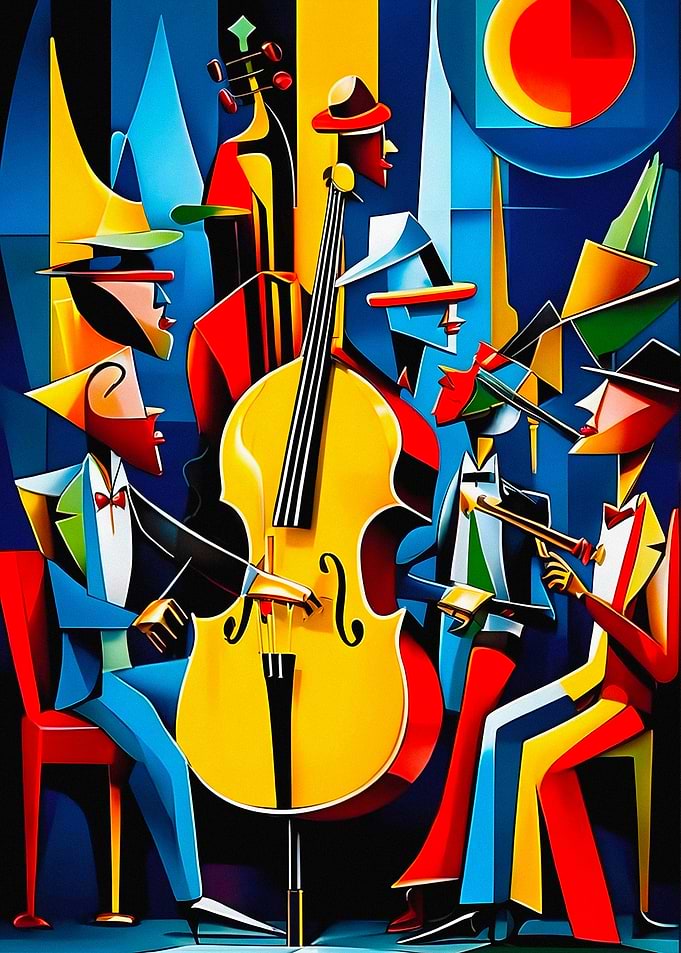Cubist Jazz Band Performance