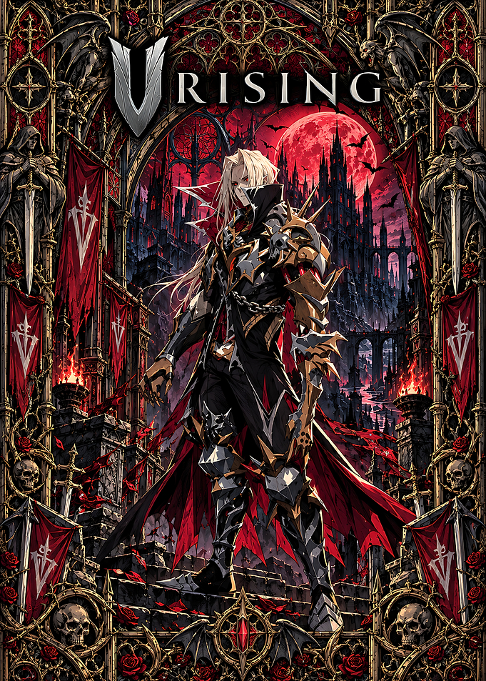 V Rising Vampire Lord Poster