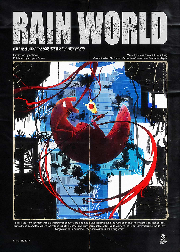 Rain World Video Game Poster