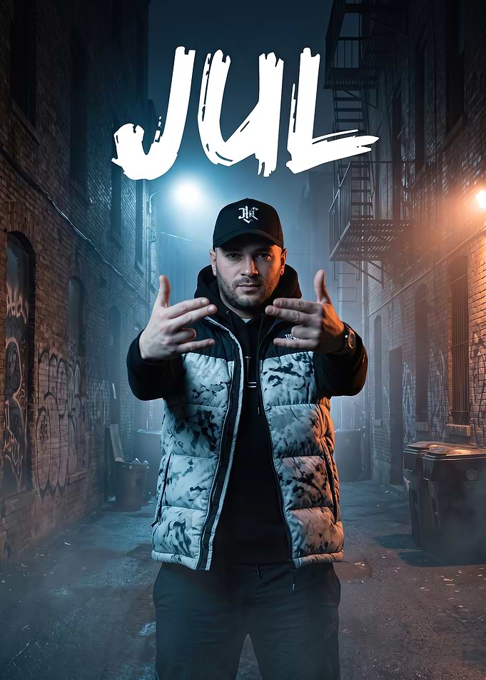 Jul Rapper Urban Alley Portrait