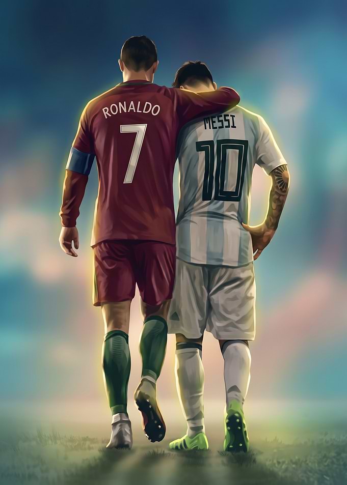 Ronaldo and Messi Walking football be legendary
