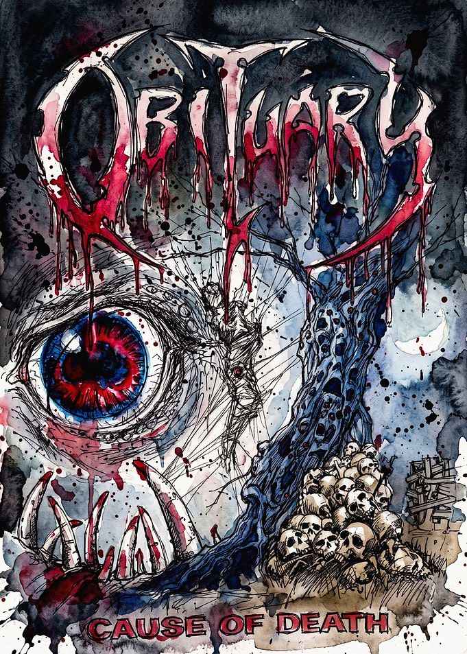 Obituary Cause of Death Album Art