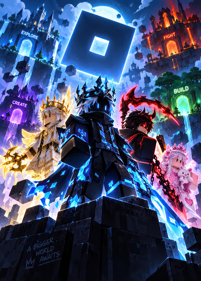 Roblox Epic Fantasy Adventure Poster