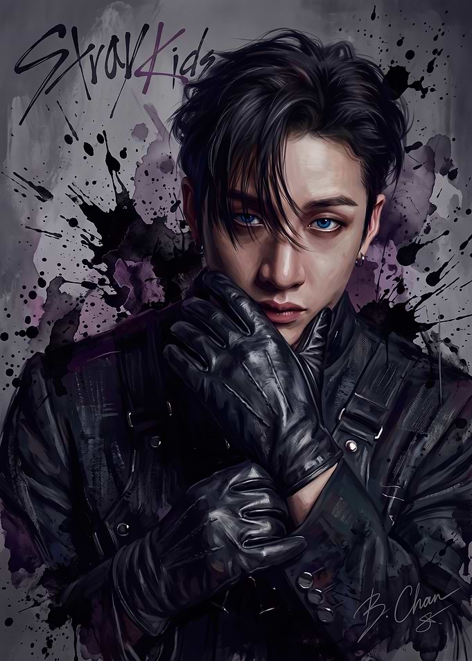 Stray Kids Bang Chan Portrait