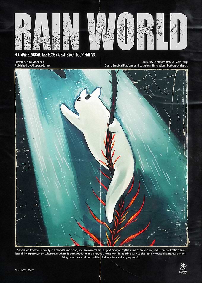 Rain World Video Game Poster
