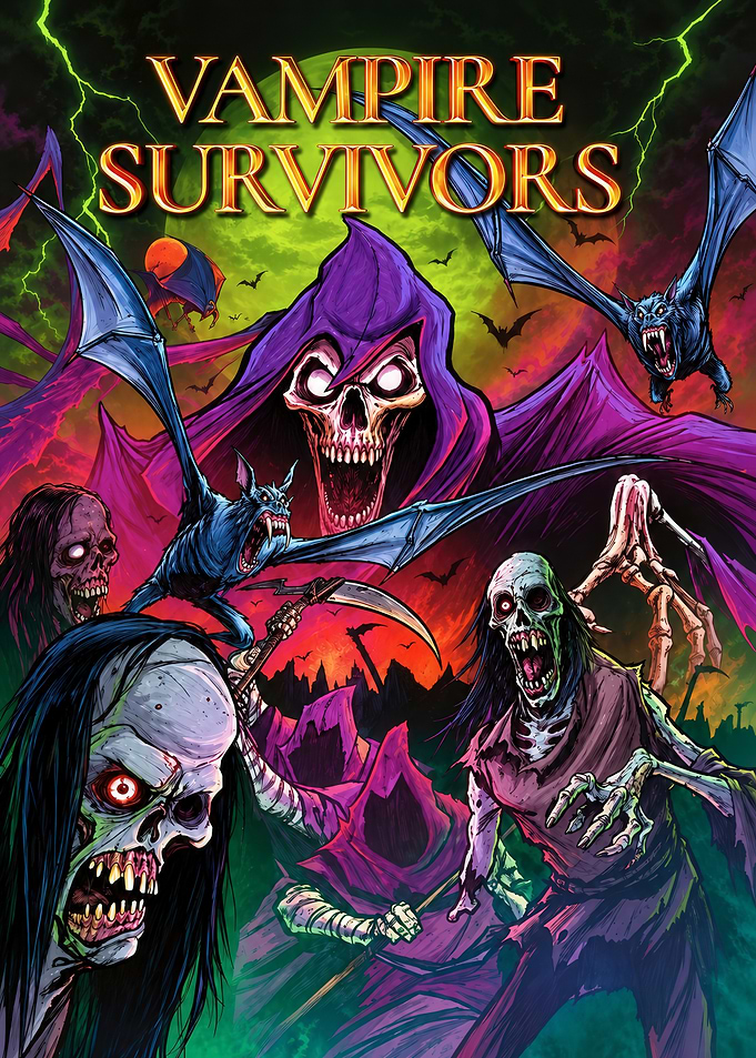 Vampire Survivors Game Poster