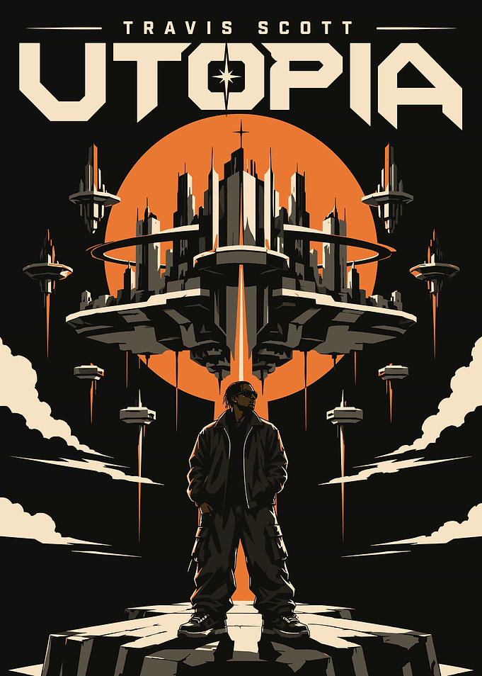Travis Scott Utopia Poster