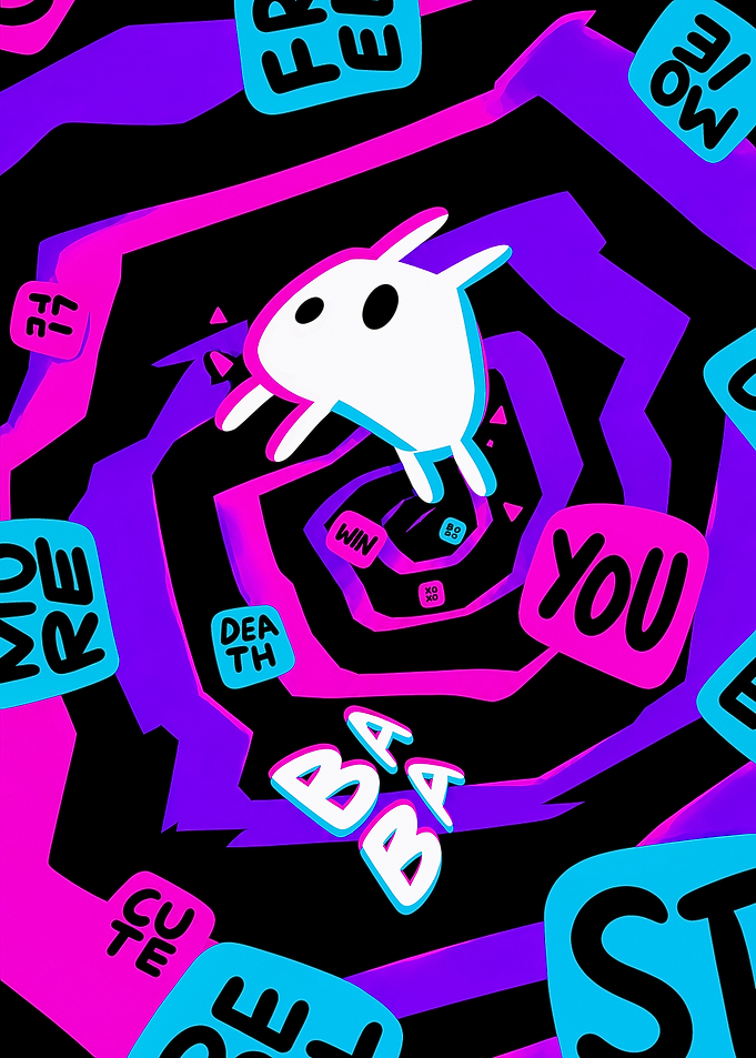 Baba Is You Abstract Vortex